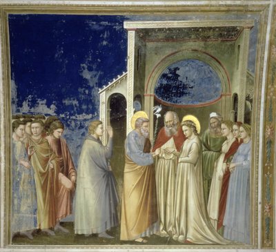The Marriage of the Virgin, c.1305 by Giotto di Bondone